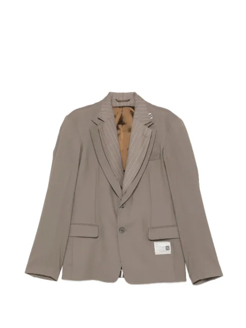Maison MIHARA YASUHIRO pinstripe-lapel blazer