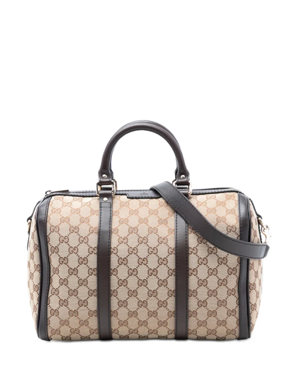 Gucci Pre-Owned 2016-2025 Medium GG Canvas Joy Boston Bag satchel - Marrone