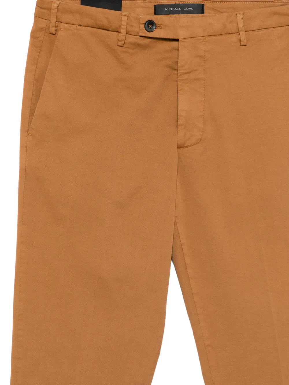  Michael Coal Belt-loop Trousers - Brown 
