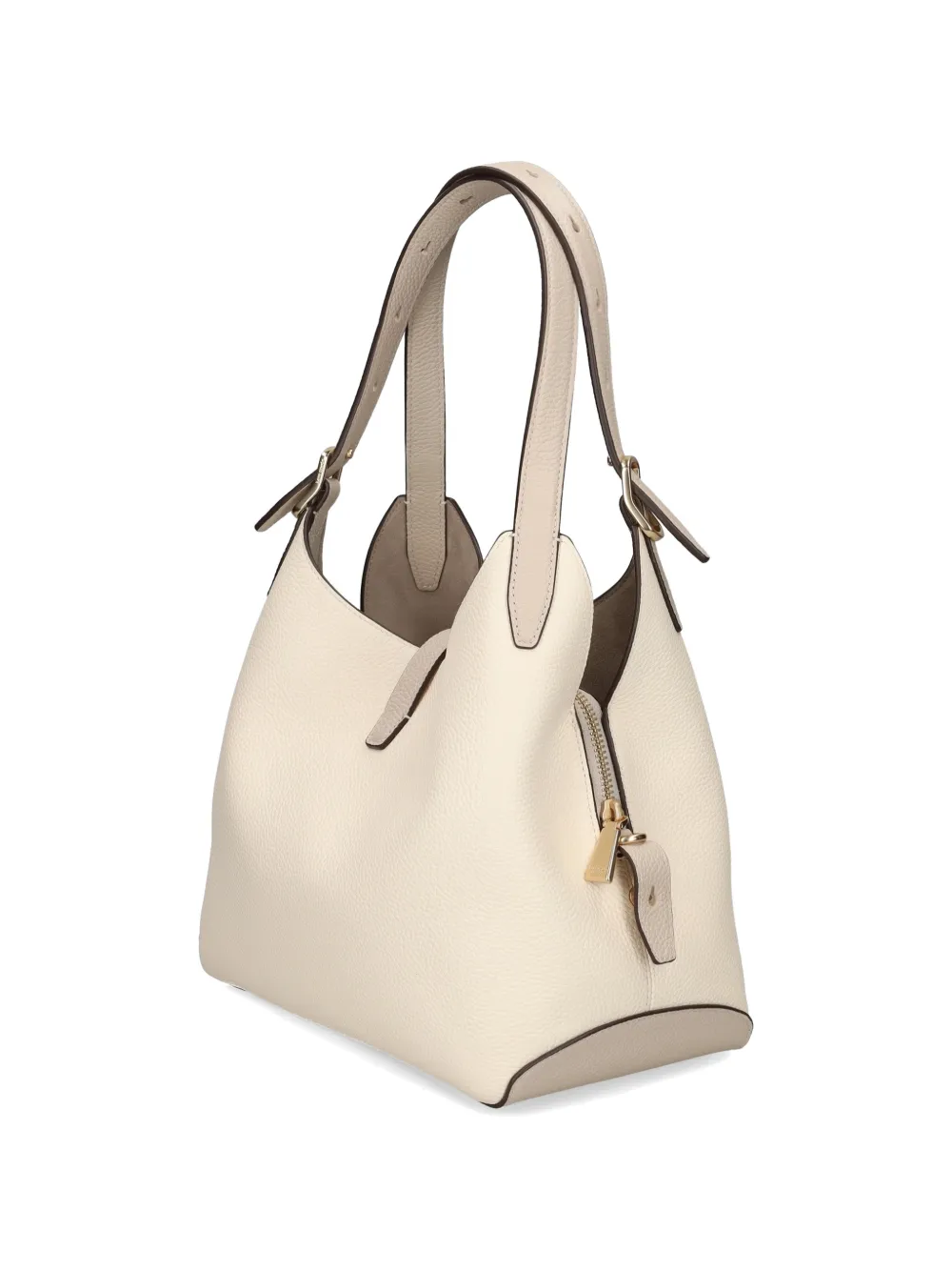  Kate Spade Deco Buckle Leather Tote Bag - Neutrals 