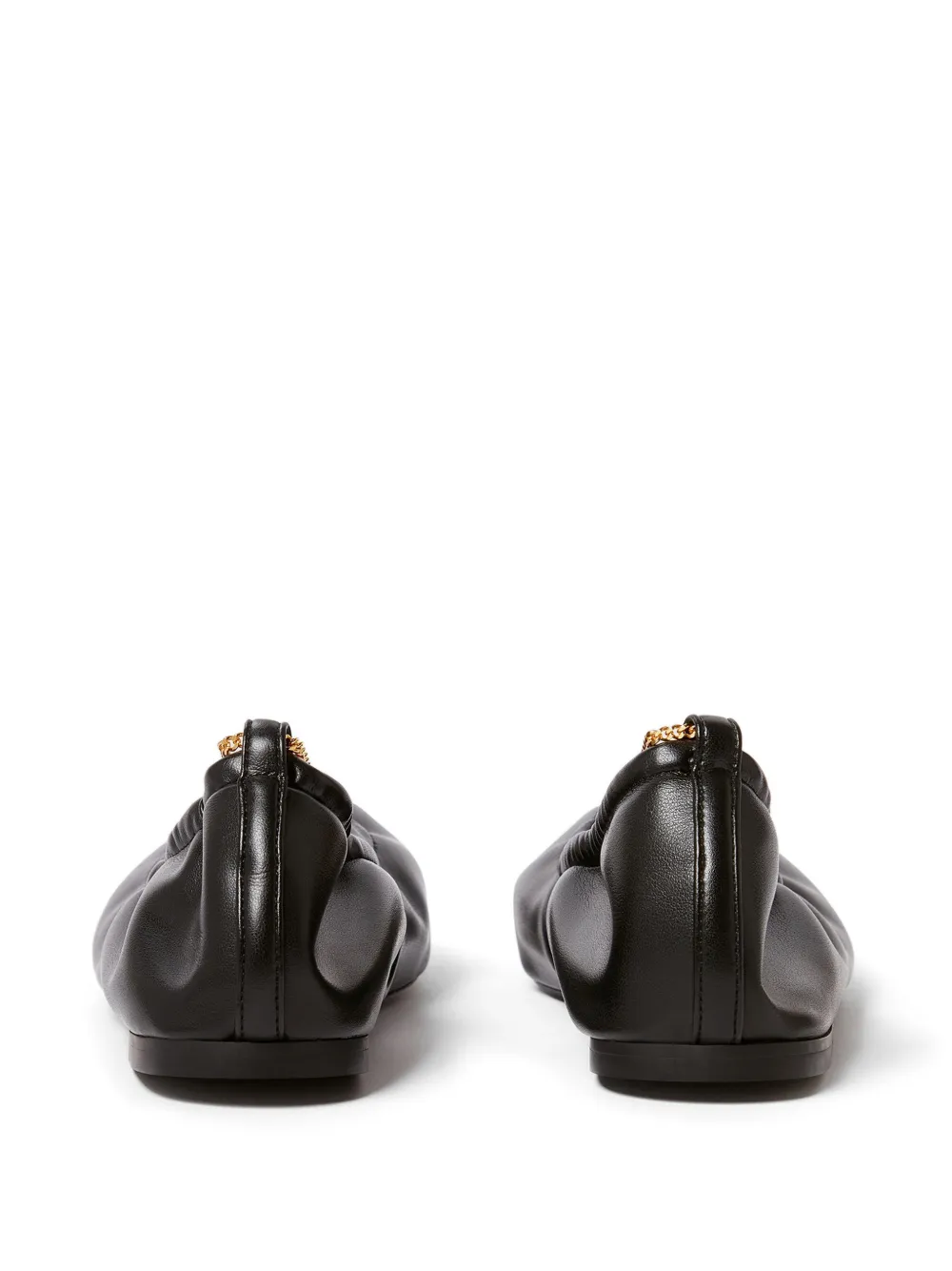 Stella McCartney Ballerina's met kettingbandje Zwart