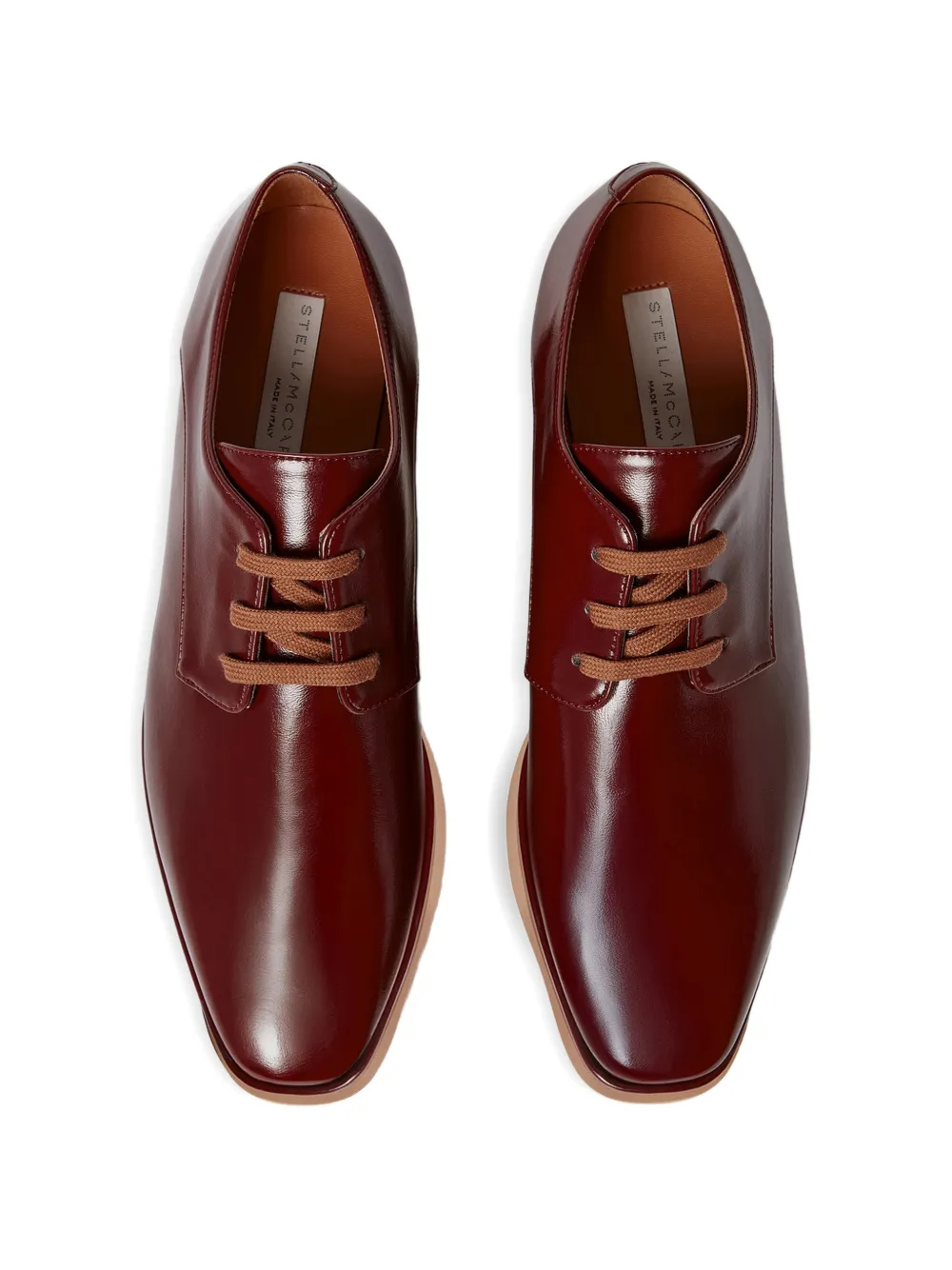 Stella McCartney Elyse derby schoenen met plateauzool Rood