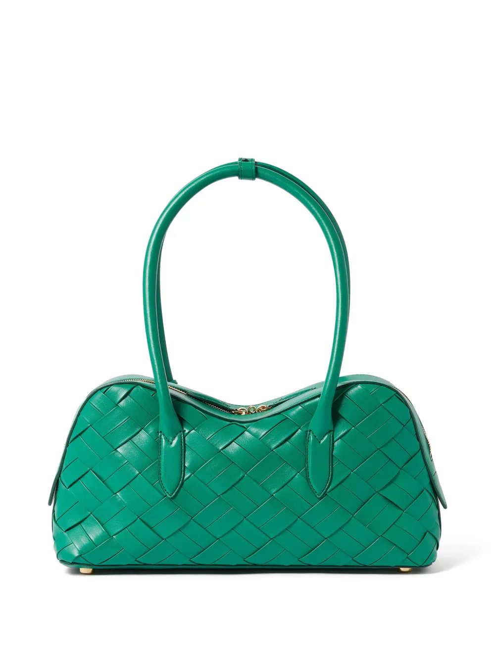 Stella McCartney Stella Ryder geweven schoudertas Groen