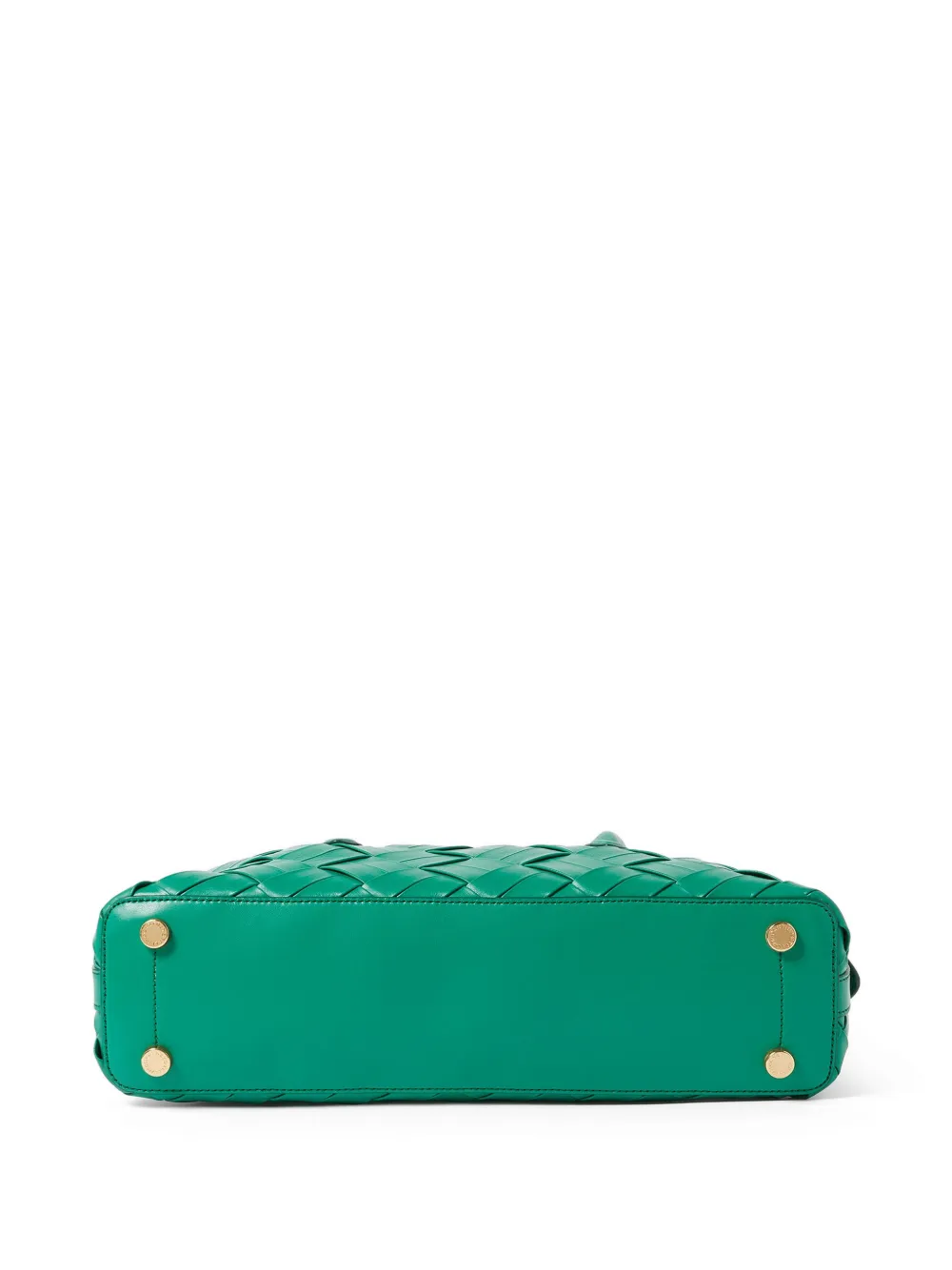Stella McCartney Stella Ryder geweven schoudertas Groen