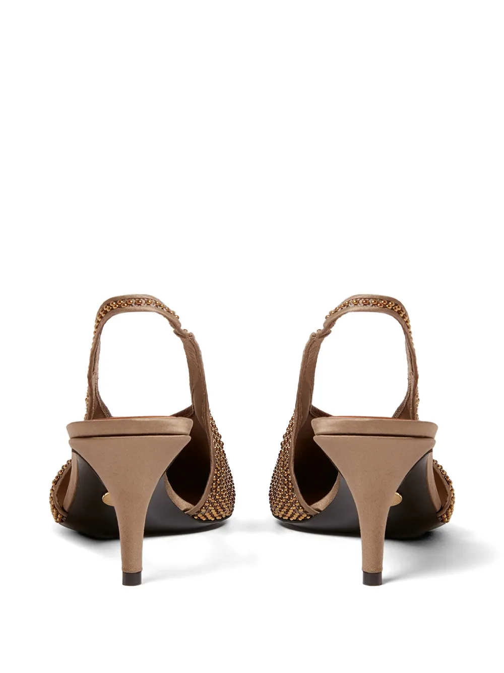 Stella McCartney Pumps met puntige neus Bruin