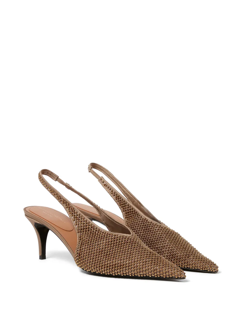 Stella McCartney Pumps met puntige neus Bruin