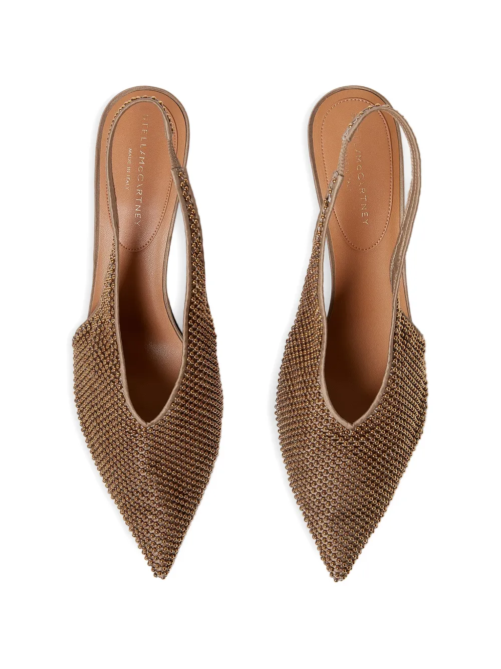 Stella McCartney Pumps met puntige neus Bruin