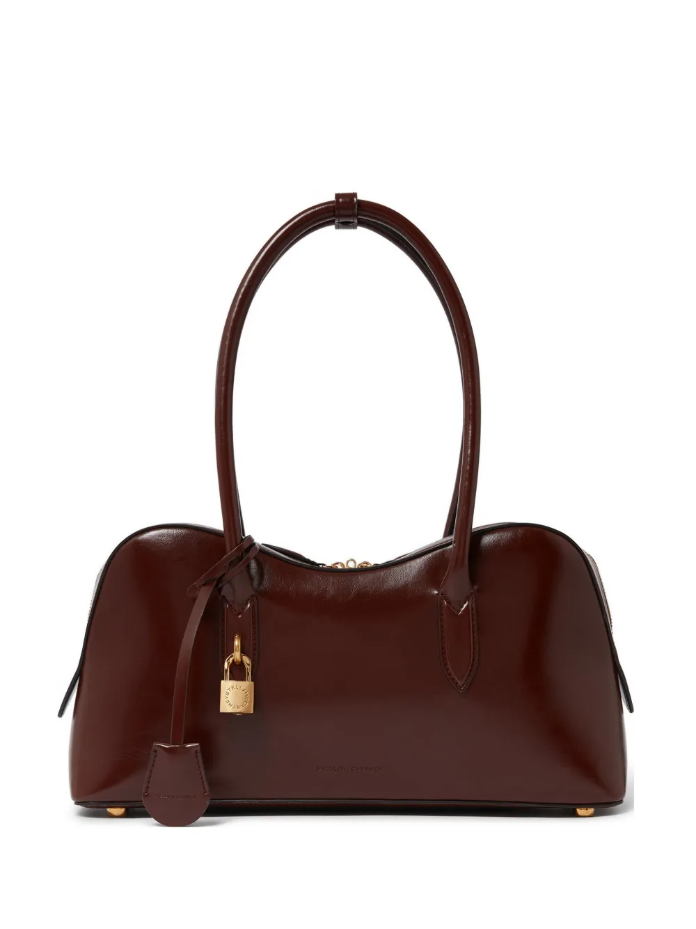 Stella McCartney Borsa a spalla Ryder con lucchetto - Rosso