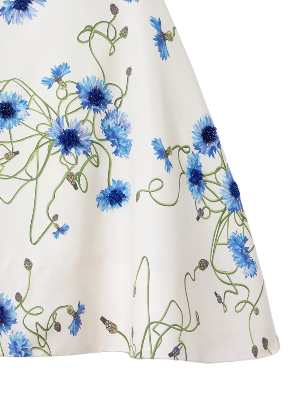 Stella McCartney Jurk met A-lijn en borduurwerk Wit