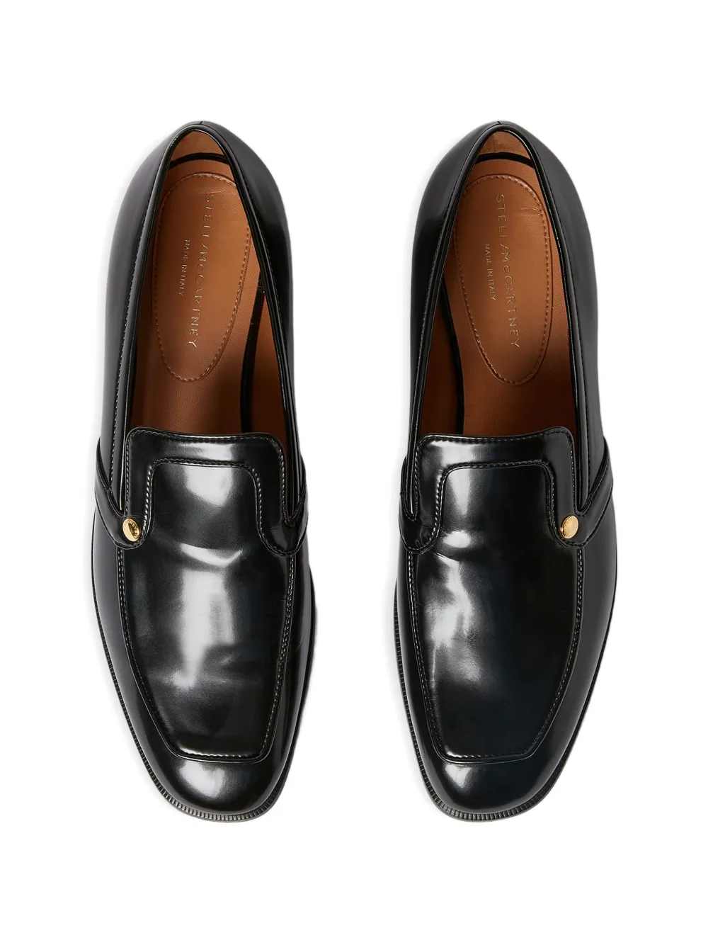Stella McCartney Loafers met metalen detail Zwart
