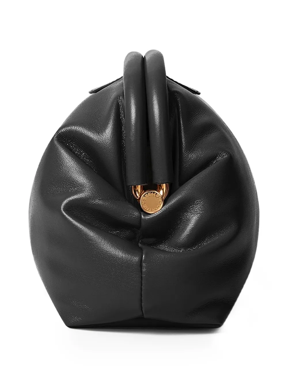 Stella McCartney Falabella gewatteerde clutch met ketting Zwart