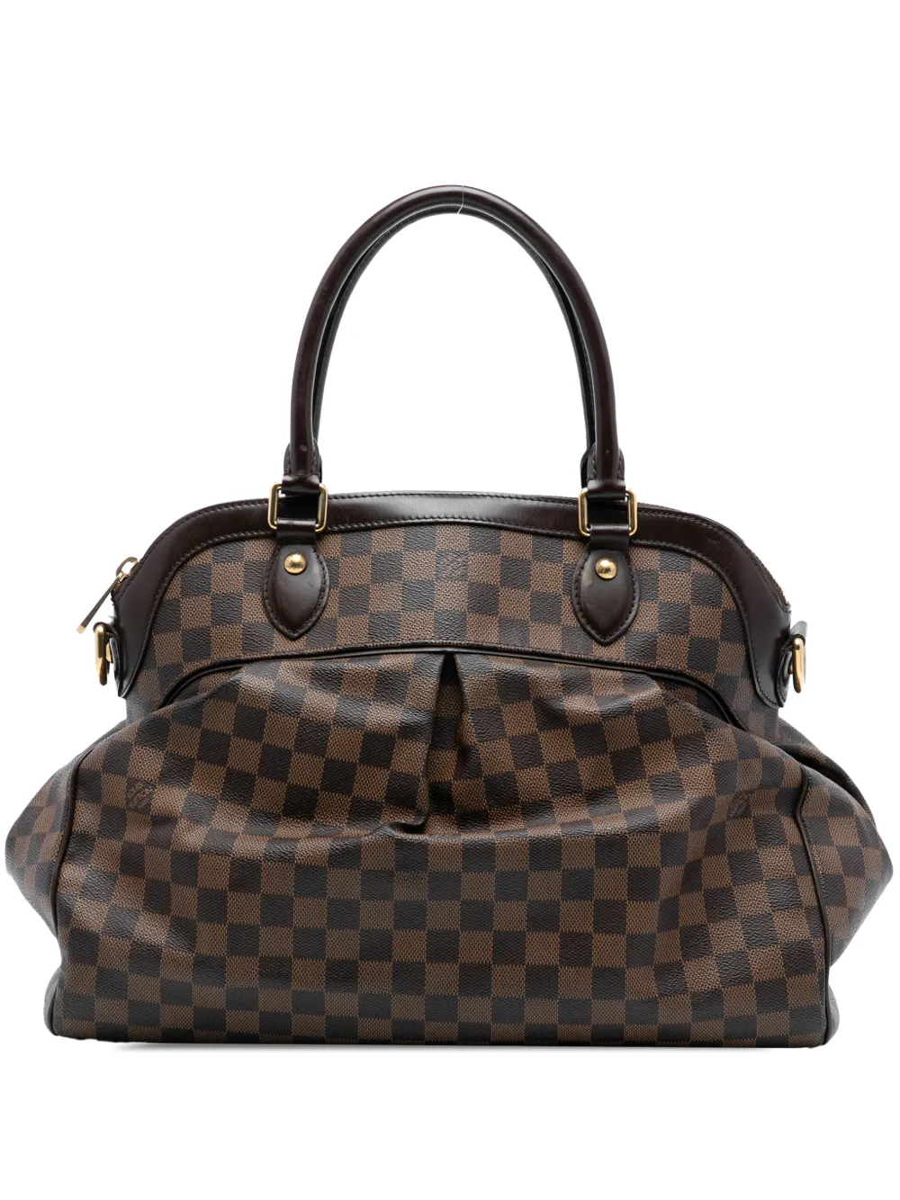 Louis Vuitton Pre-Owned 2008 Damier Ebene Trevi GM satchel - Braun