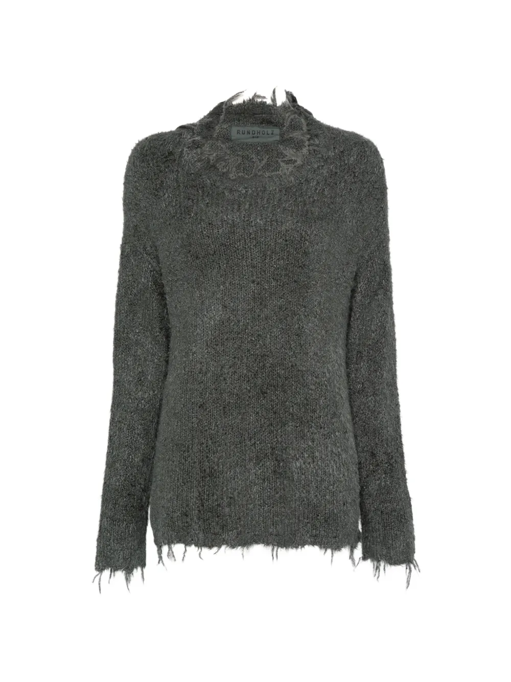 Rundholz frayed sweater - Verde
