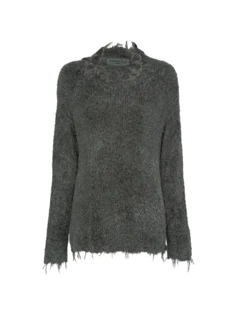 Rundholz frayed sweater
