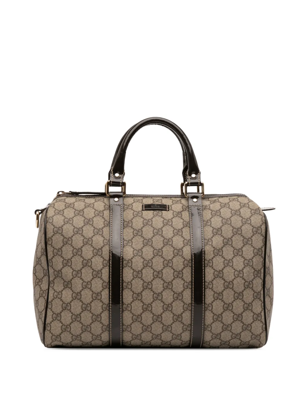 Gucci Pre-Owned 2016-2026 Medium GG Supreme Joy boston bag - Marrone