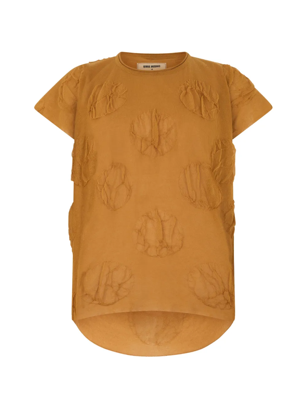 Uma Wang round-neck top - Marrone