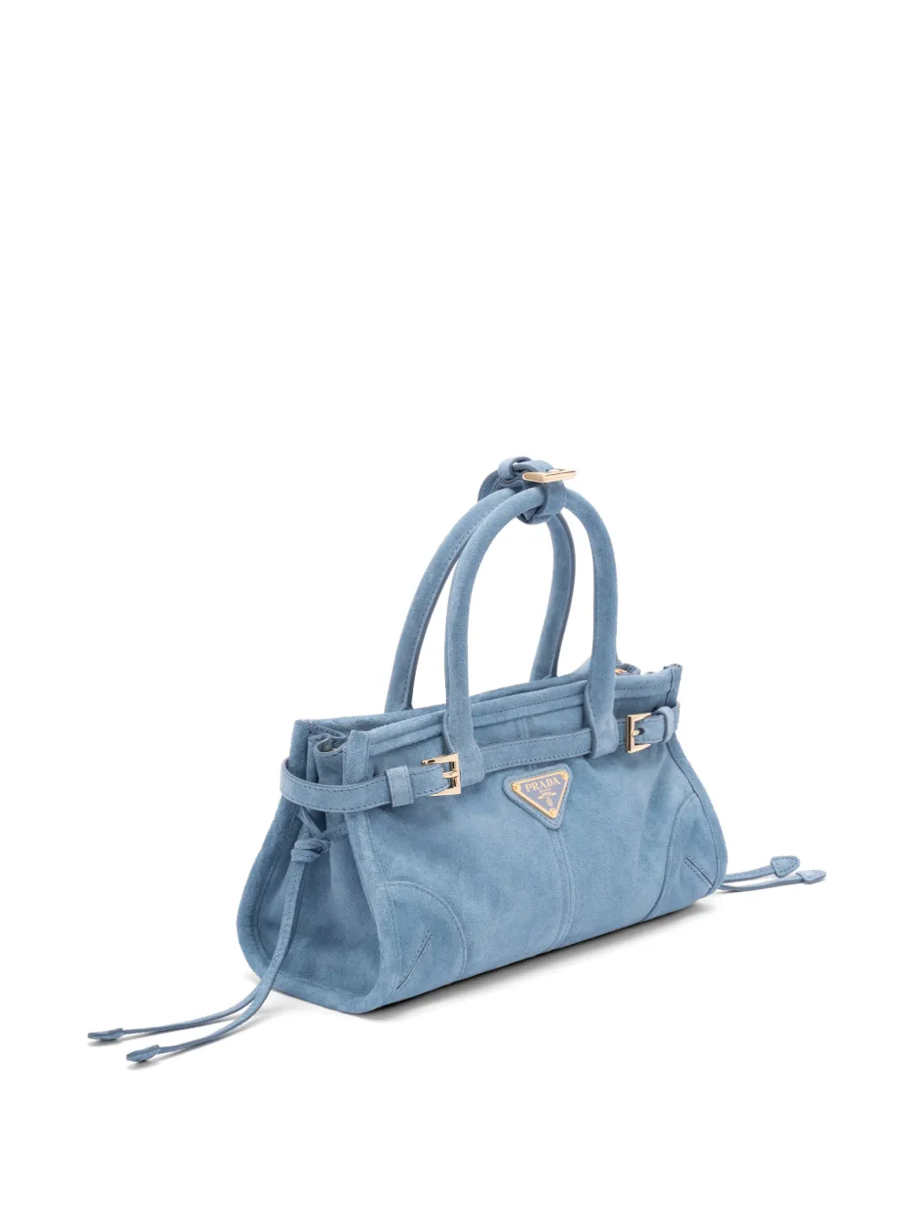  Prada Mini Bonnie Tote Bag - Blue 