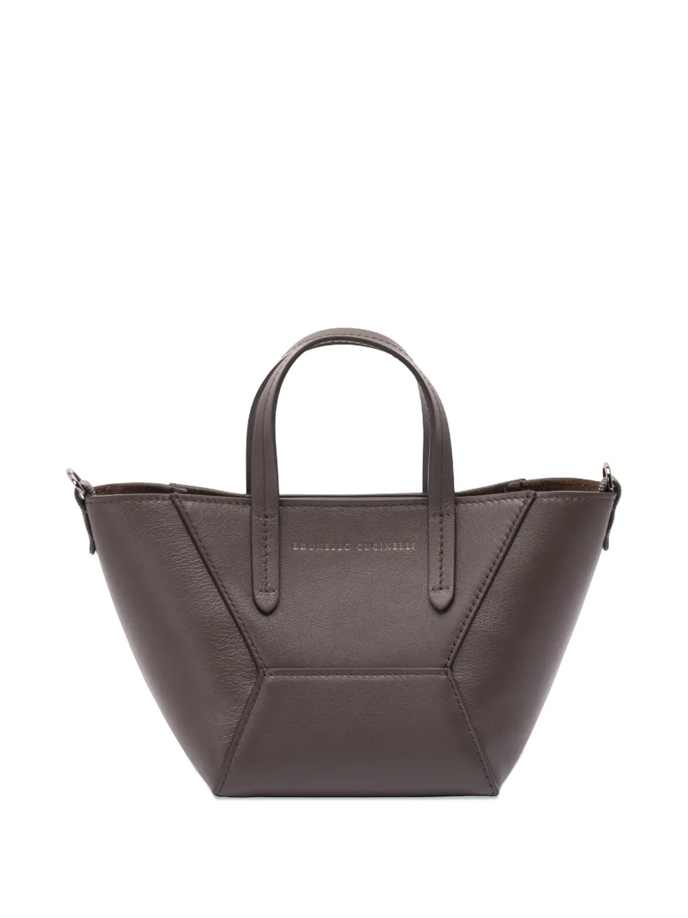 Brunello Cucinelli mini BC Duo tote bag - Marrone