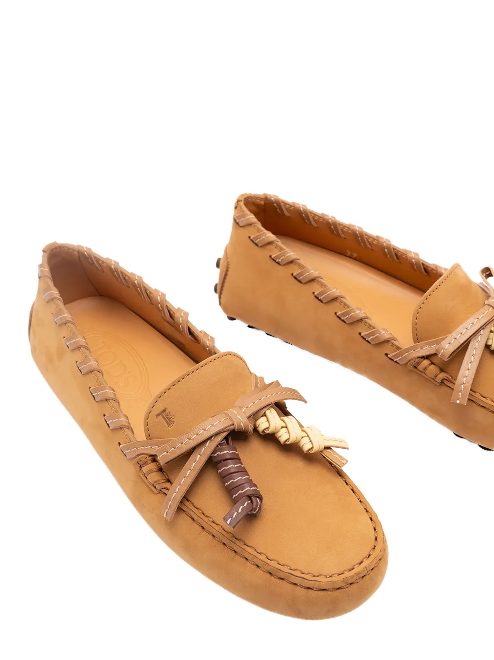 Tod's Leren loafers met kwastje Bruin