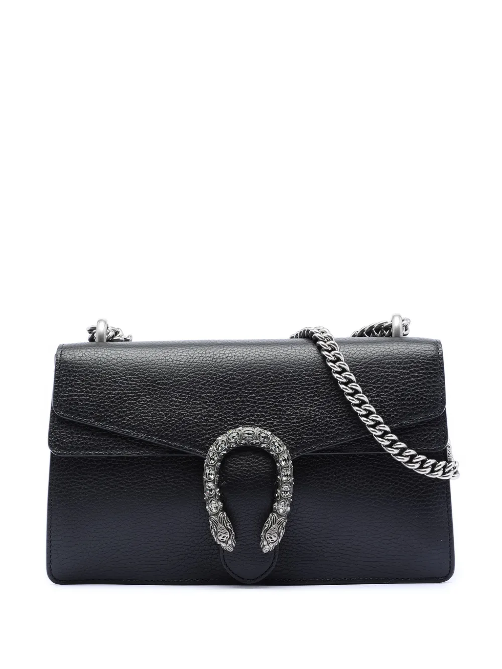 Gucci Pre-Owned 2016-2025 Medium Leather Dionysus shoulder bag - Nero