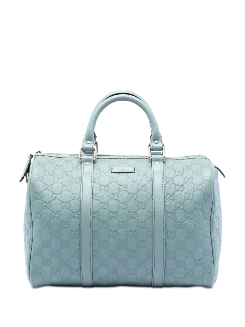 Gucci Pre-Owned 2016-2025 Medium Guccissima Joy boston bag - Blu