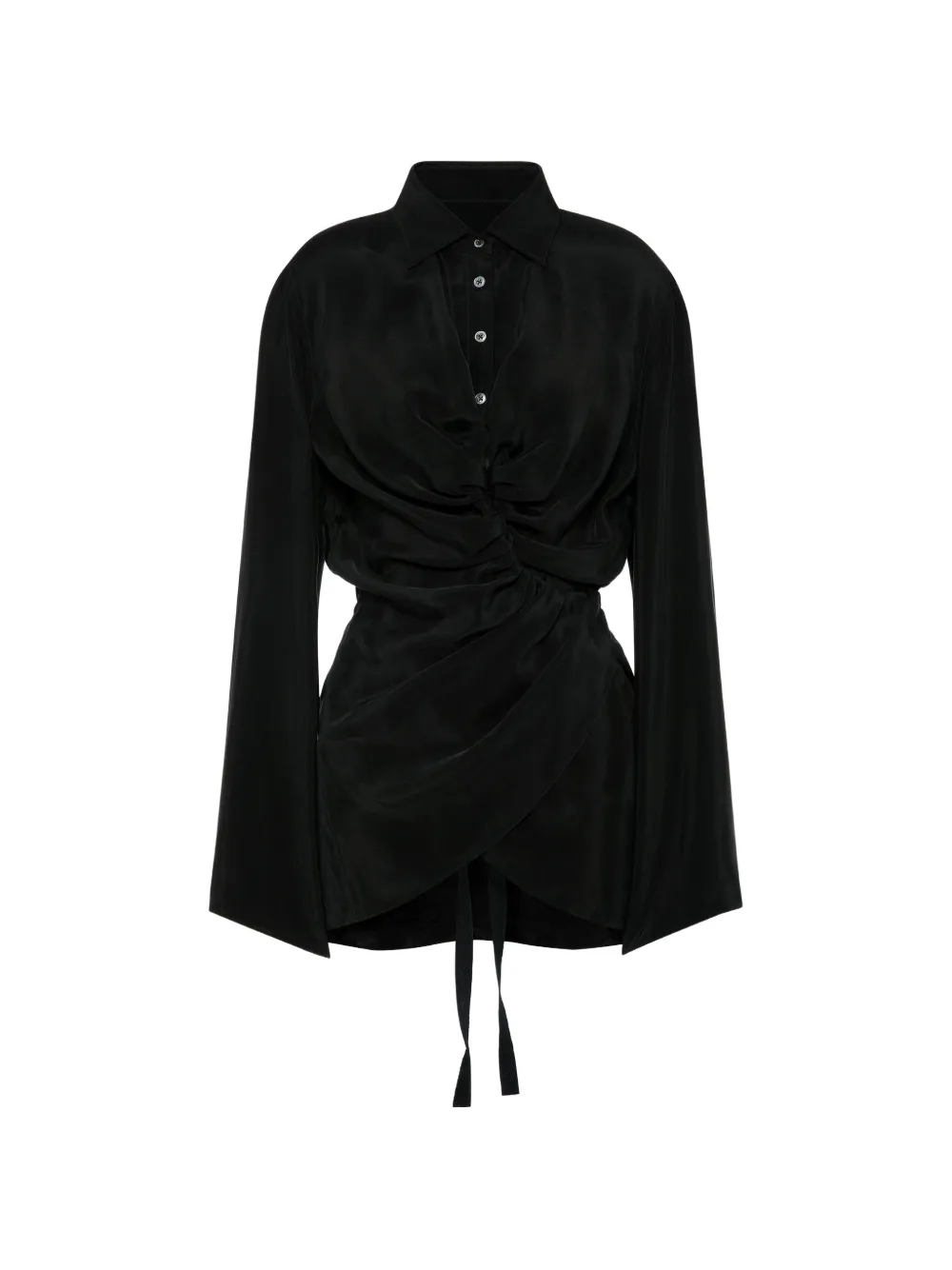 Maison Margiela wrap shirt - Nero