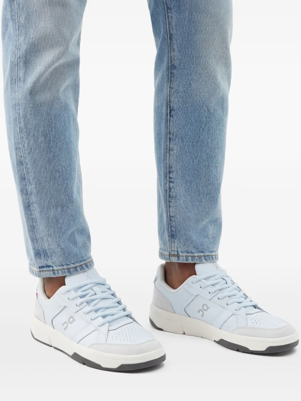 On The Rouger sneakers met geperforeerd detail Blauw