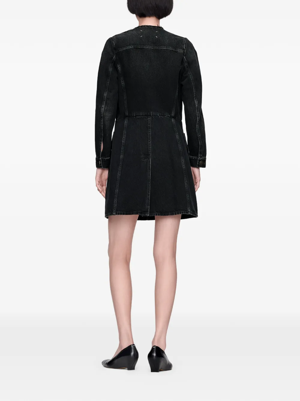 Maison Margiela Denim jack Zwart
