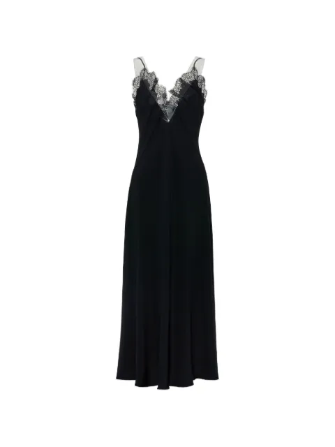 Maison Margiela lace-trim midi dress