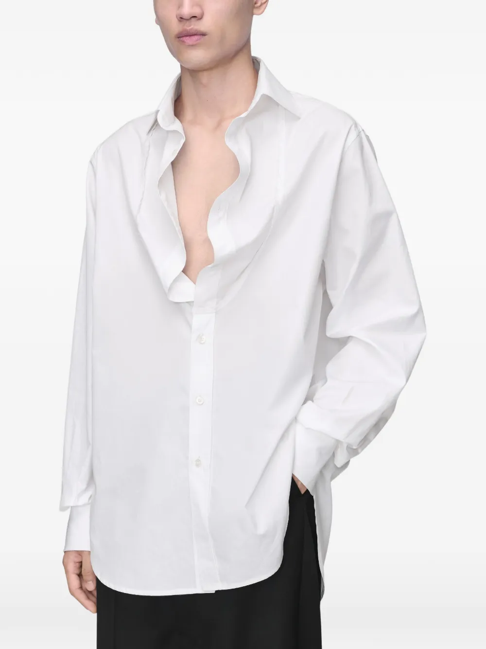 Maison Margiela Katoenen overhemd Wit