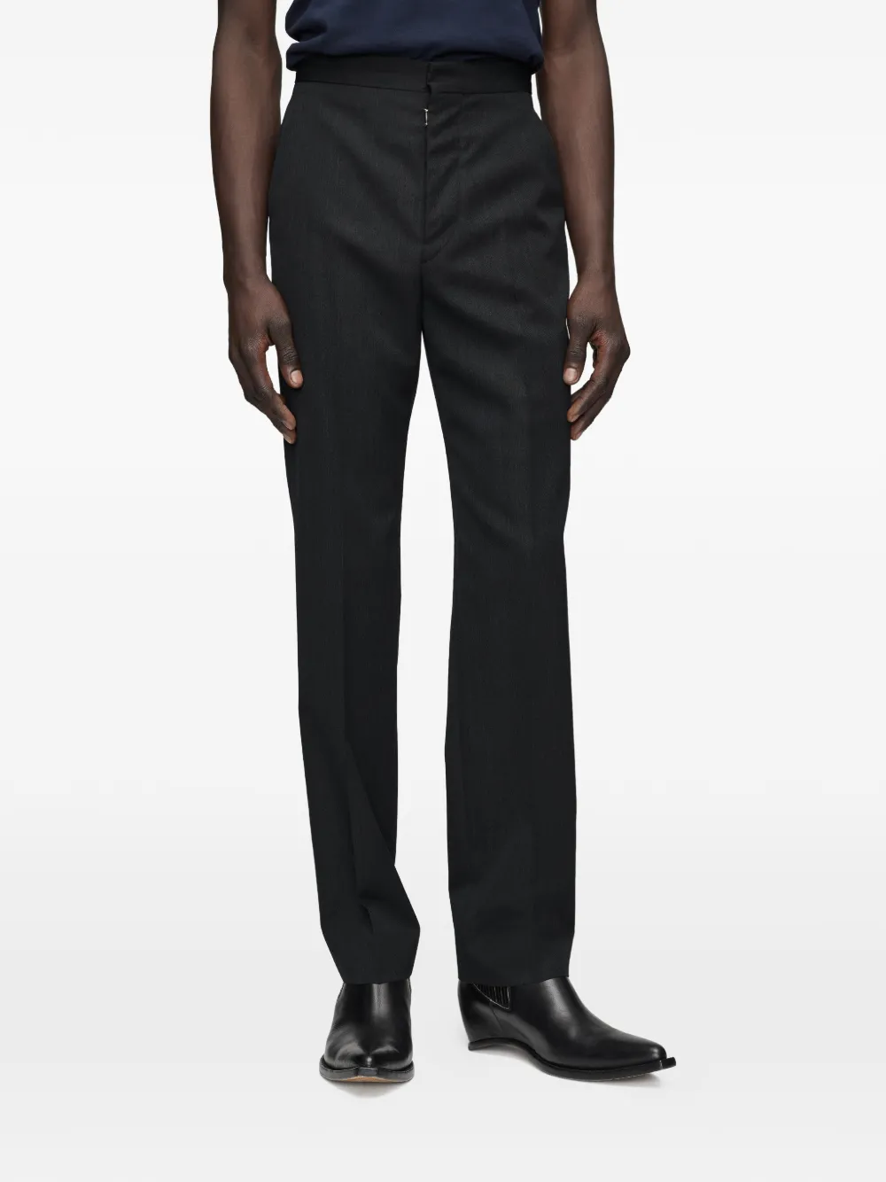 Maison Margiela Wollen broek Grijs