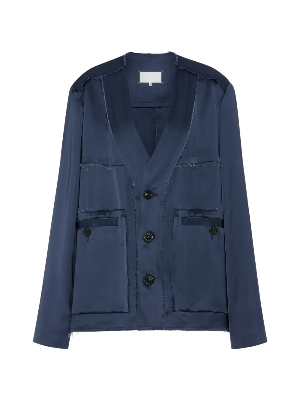 Maison Margiela Giacca con scollo a V - Blu