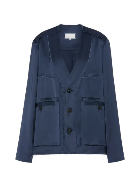 Maison Margiela chamarra con cuello en V