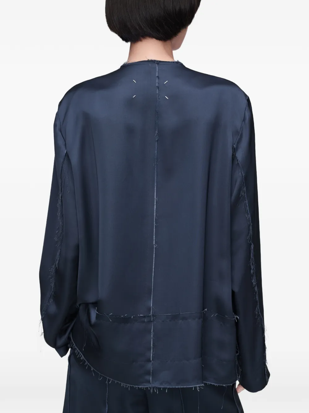 Maison Margiela Jack met V-hals Blauw