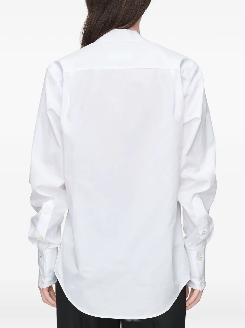 Maison Margiela blouse met V-hals Wit