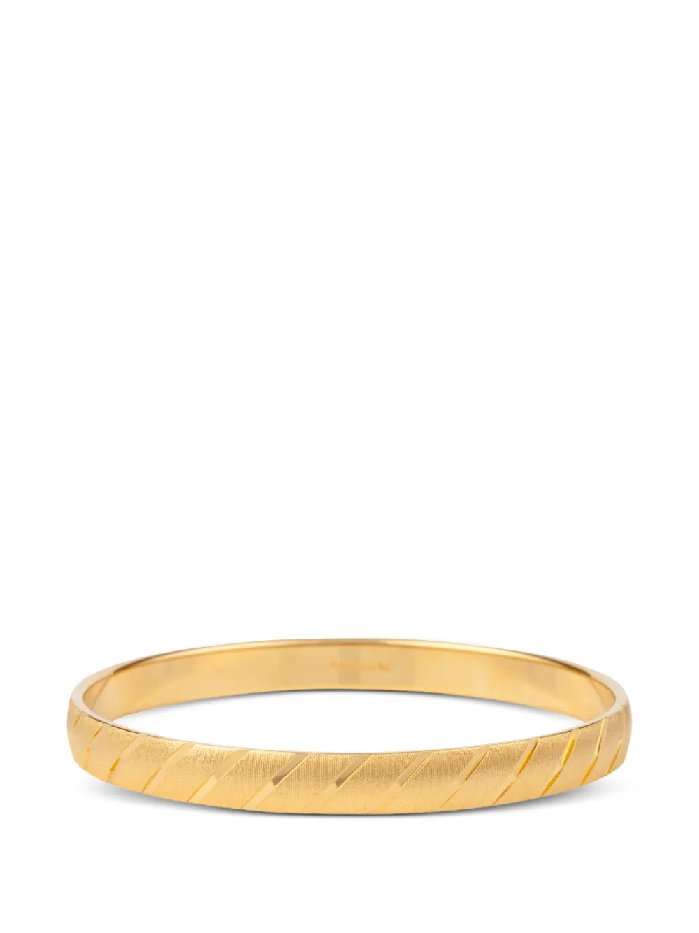 Monet Pre-Owned 1980s textured bangle bracelet - Oro