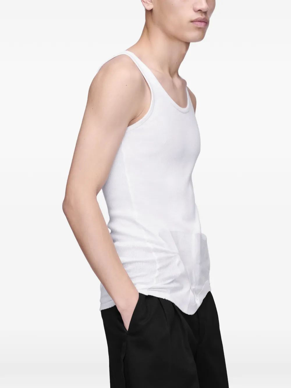 Maison Margiela Katoenen tanktop Wit