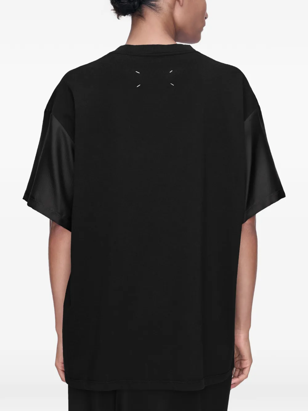 Maison Margiela T-shirt met bloemenprint Zwart
