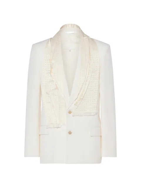 Maison Margiela scarf blazer