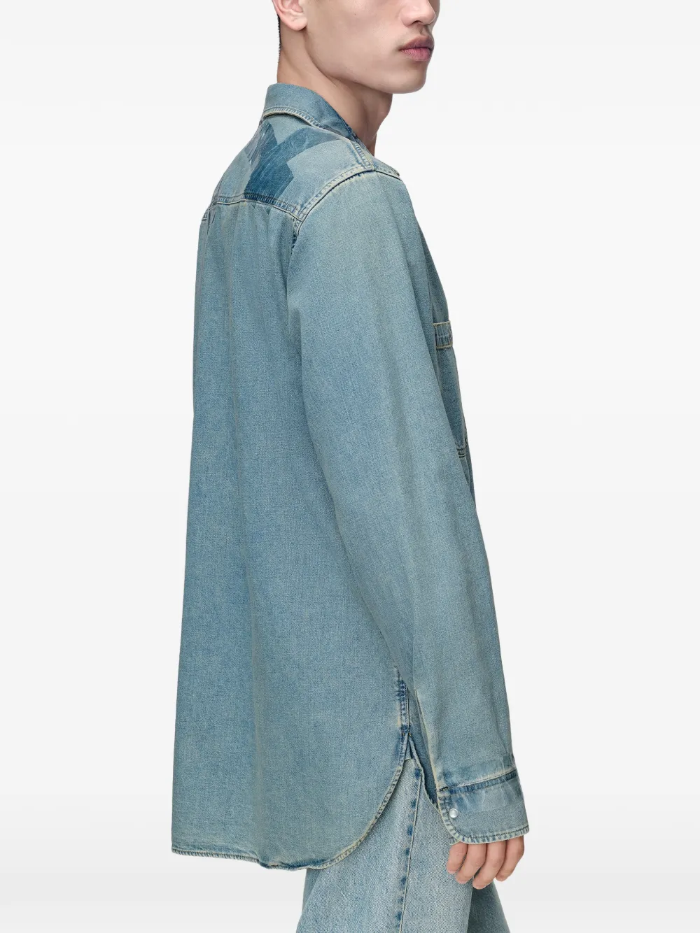 Maison Margiela Overhemd met lange mouwen Blauw