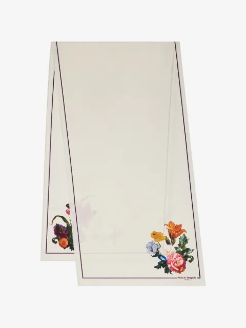 Maison Margiela floral scarf