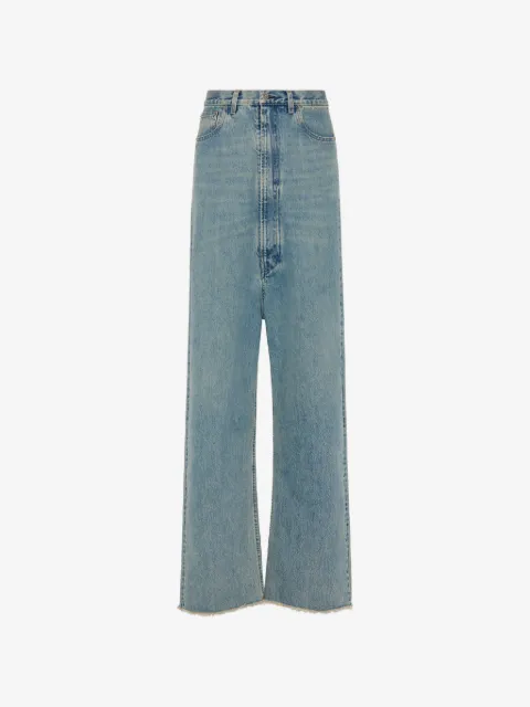 Maison Margiela Jeans met vijf zakken en verlaagde taille