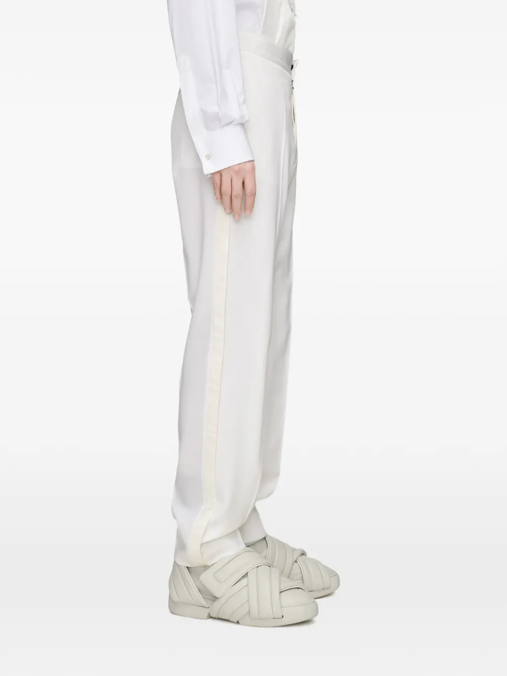 Maison Margiela Broek met geperste naden Wit