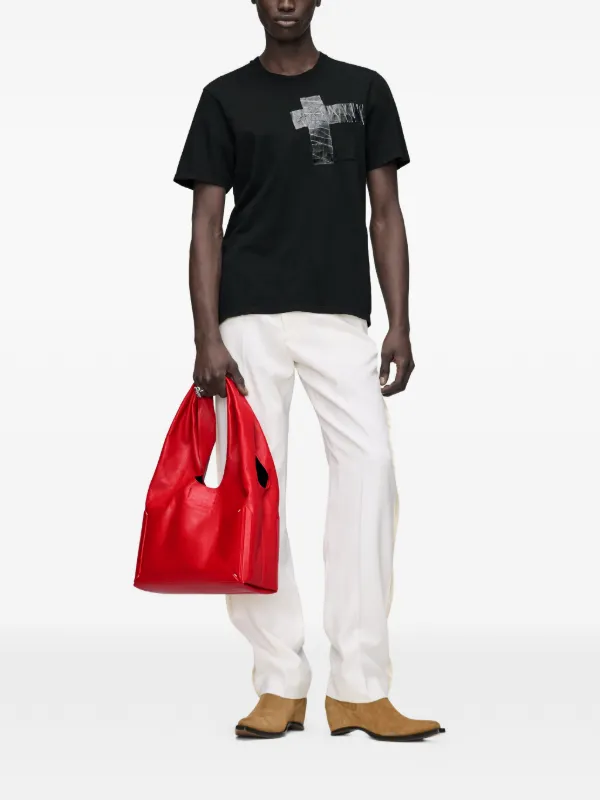 Maison Margiela テープポケット Tシャツ | ブラック | FARFETCH JP