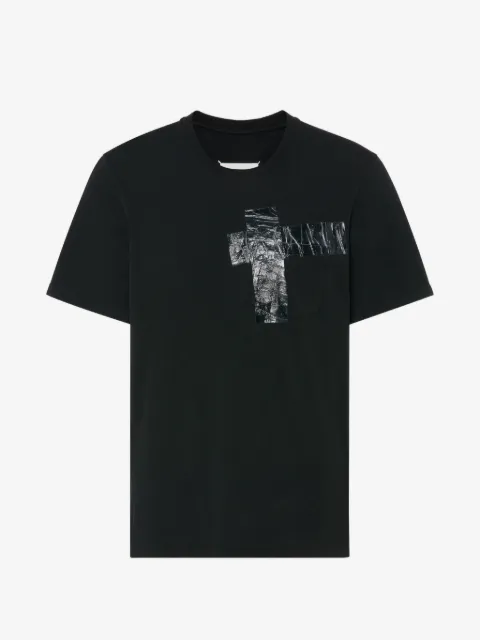 Maison Margiela футболка из джерси с карманом