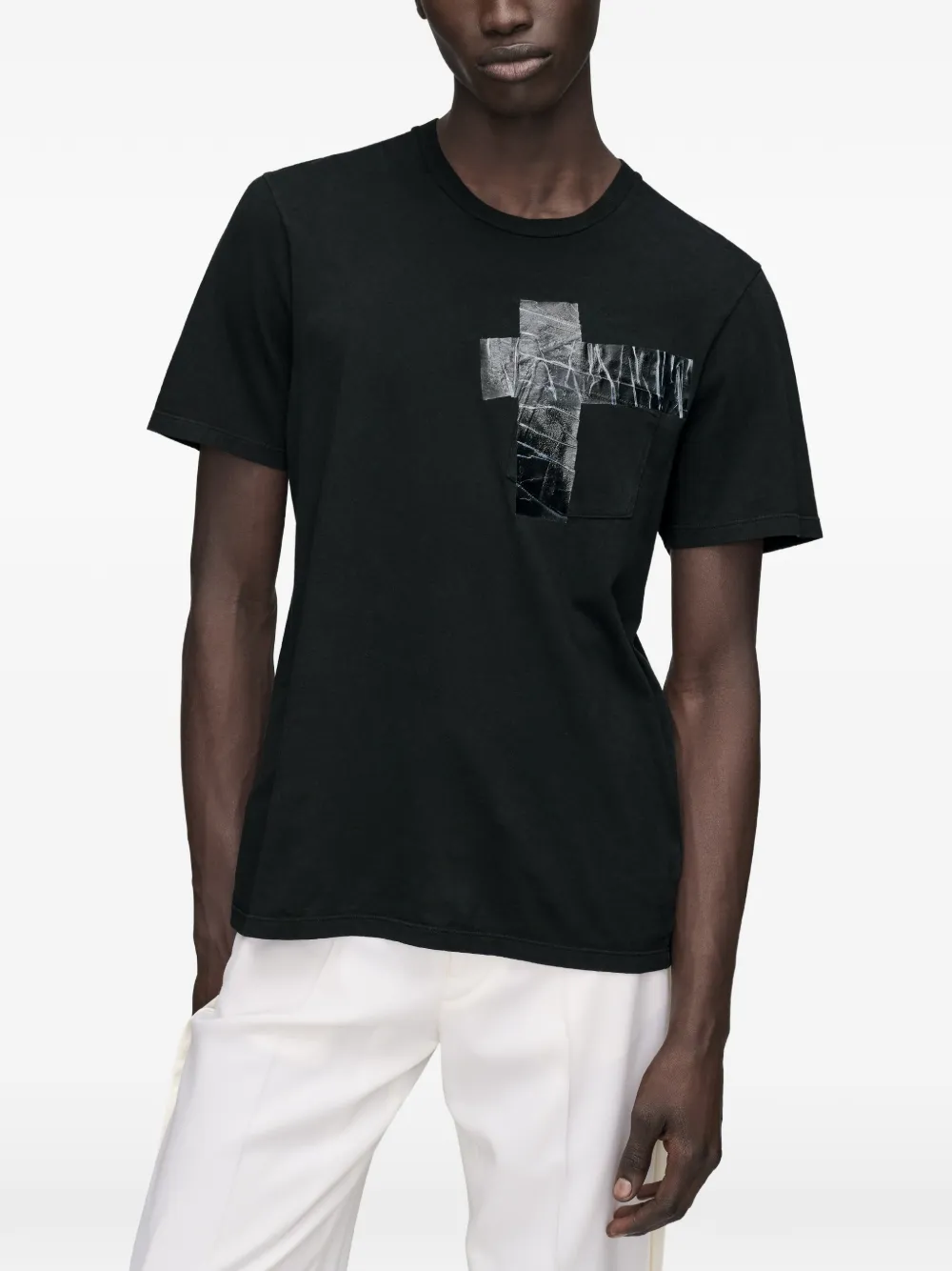 Maison Margiela テープポケット Tシャツ | ブラック | FARFETCH JP