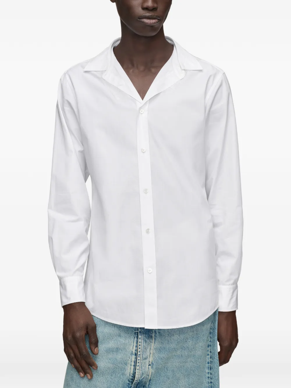 Maison Margiela Katoenen overhemd Wit