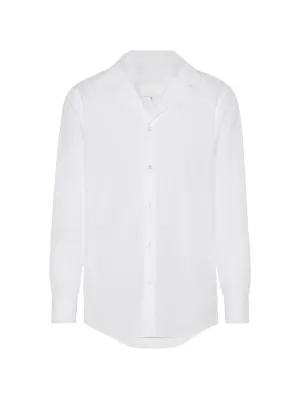 Saint Laurent ストライプ サテンシャツ | ホワイト | FARFETCH JP