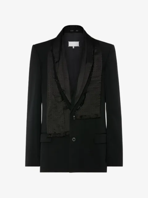 Maison Margiela wool scarf jacket