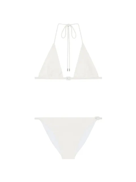Courrèges bikini con detalle de hebilla